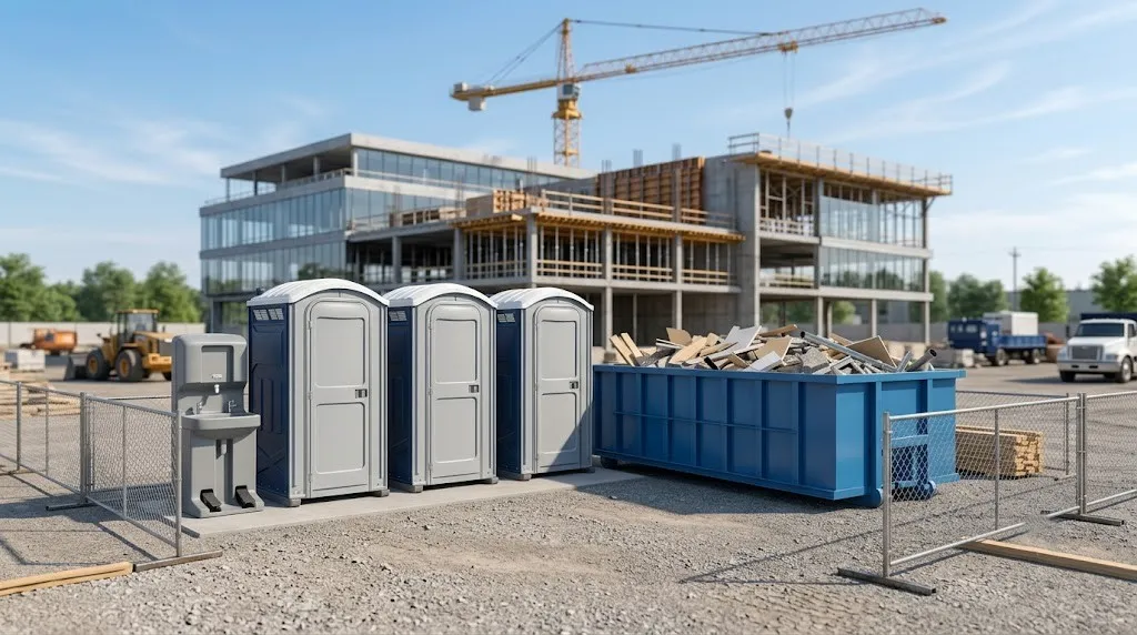 Portable toilet delivery crew serving Fort Lauderdale, FL